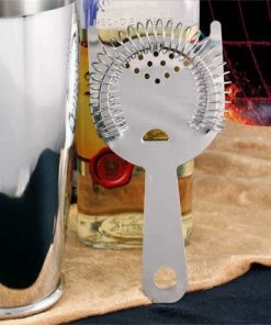Best Pirce 😀 Bars 2 Prong Stainless Steel Hawthorne Strainer 🔥