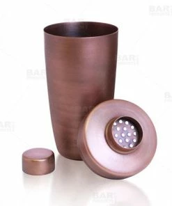 Buy 👏 Bars BarConic® 3 Piece Flat Top Shaker Set - Antique Finish - 28 Oz ✨ -Bars Sales Shop 3pc 28ozcocktail shaker antique finished 800x