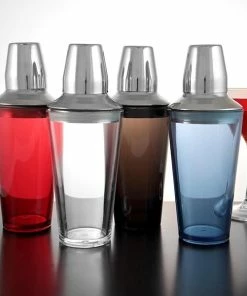 Cheap ⭐ Bars 3 Piece Plastic Shaker With Stainless Steel Mid Section ⌛