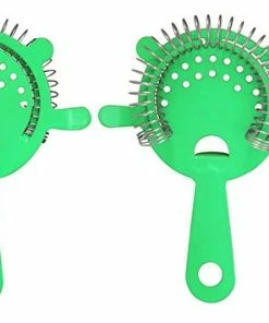 New 😀 Bars Powder 🧥 Coated 4 Prong Strainer - NEON ❤️ -Bars Sales Shop 4 prong neon cocktail strainer green 800x