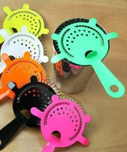 New 😀 Bars Powder 🧥 Coated 4 Prong Strainer - NEON ❤️