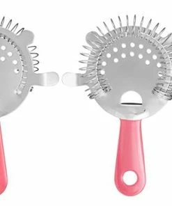 Bars Sales Shop -Bars Sales Shop 4 prong vinylworks cocktail strainer pink 800x