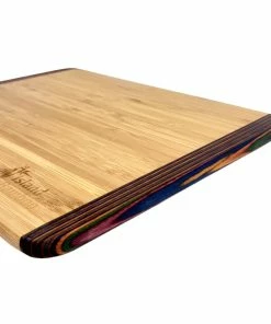 Promo 🥰 Bars Bamboo Rainbow Bar Cutting Board - 9" X 7" 💯 -Bars Sales Shop Bamboo Rainbow Board 800 2 800x