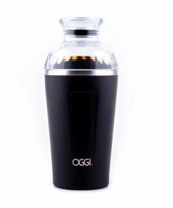 Outlet 🛒 Bars Insulated Cocktail Shaker - Black - 17 Ounce ⌛