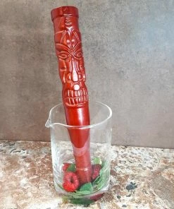 Discount 😀 Bars BarConic® Tiki Ti Wooden Muddler - 10" 💯 -Bars Sales Shop MUD TIKI BS Rollover 800x