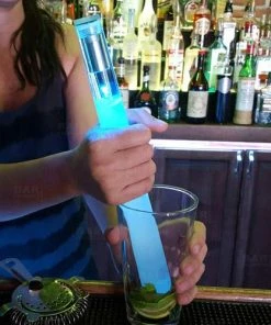 Flash Sale ⭐ Bars BarConic® Multicolor LED Light Up Acrylic Muddler - Clear - 12" 🥰 -Bars Sales Shop acrylic muddler led light up 800x