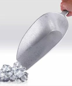 Wholesale 🥰 Bars Cast Aluminum Flat Bottom Ice Scoops 🔔