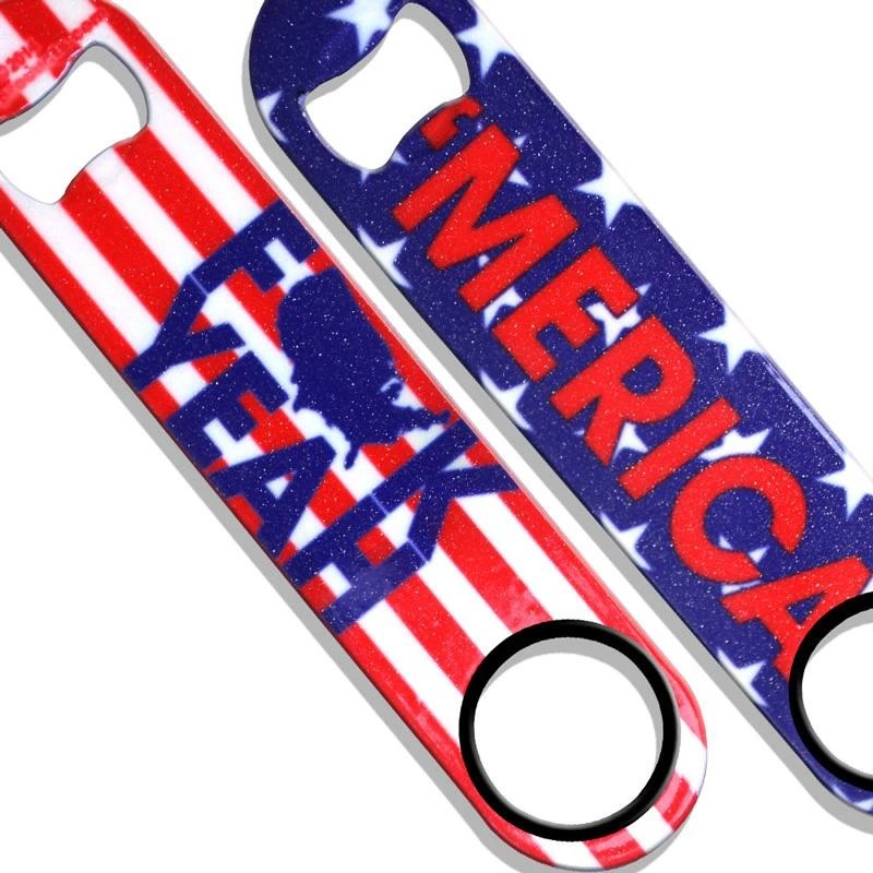 Brand new 😍 Bars 'Merica F*#K Yeah Glitter Kolorcoat™ Speed Bottle Opener 🔥 1 Brand new 😍 Bars 'Merica F*#K Yeah Glitter Kolorcoat™ Speed Bottle Opener 🔥