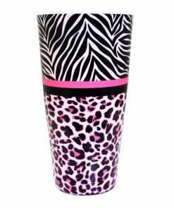 Flash Sale 🥰 Bars Printed Cocktail Shaker Tin - Girly Animal Print - 28 Ounce Weighted ⌛