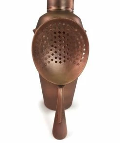 Buy 😉 Bars BarConic® Julep Cocktail Strainer – Antique Finish 😀 -Bars Sales Shop antique finish copper julep strainer web 500 800x