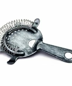 Best Pirce ✨ Bars BarConic® 4 Prong Strainer - Antique Silver 🧥 Coated 👏