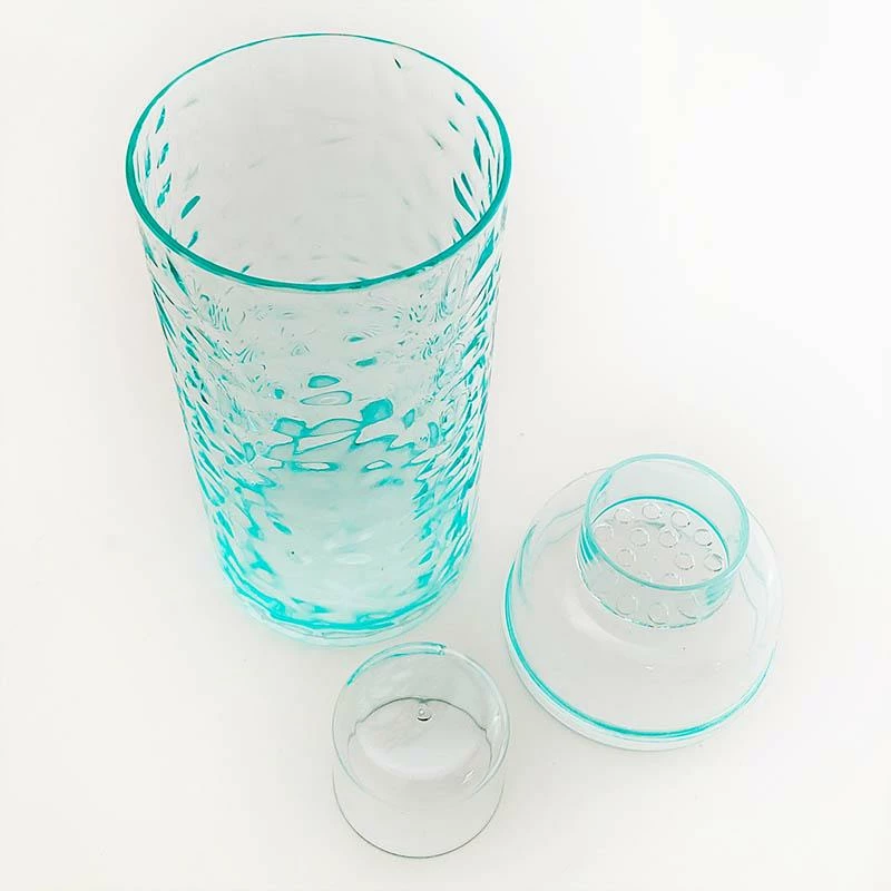 New 🌟 Bars 3 Piece Acrylic Shaker - Aqua Kaleidoscope - 22 Oz. ⭐ 3 New 🌟 Bars 3 Piece Acrylic Shaker - Aqua Kaleidoscope - 22 Oz. ⭐ - Image 3