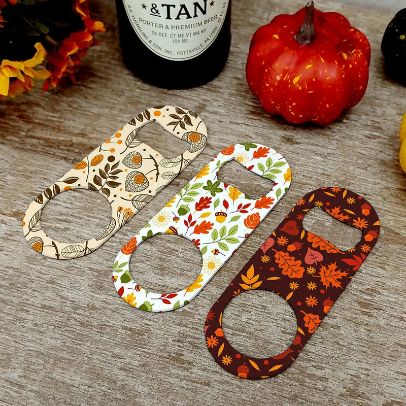 Best deal 🧨 Bars Autumn Pattern Mini Bottle Openers - Sold In Packs Of 3 Or Individually ❤️ 2 Best deal 🧨 Bars Autumn Pattern Mini Bottle Openers - Sold In Packs Of 3 Or Individually ❤️ - Image 2