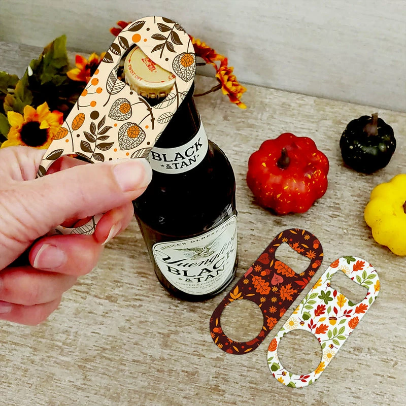 Best deal 🧨 Bars Autumn Pattern Mini Bottle Openers - Sold In Packs Of 3 Or Individually ❤️ 3 Best deal 🧨 Bars Autumn Pattern Mini Bottle Openers - Sold In Packs Of 3 Or Individually ❤️ - Image 3