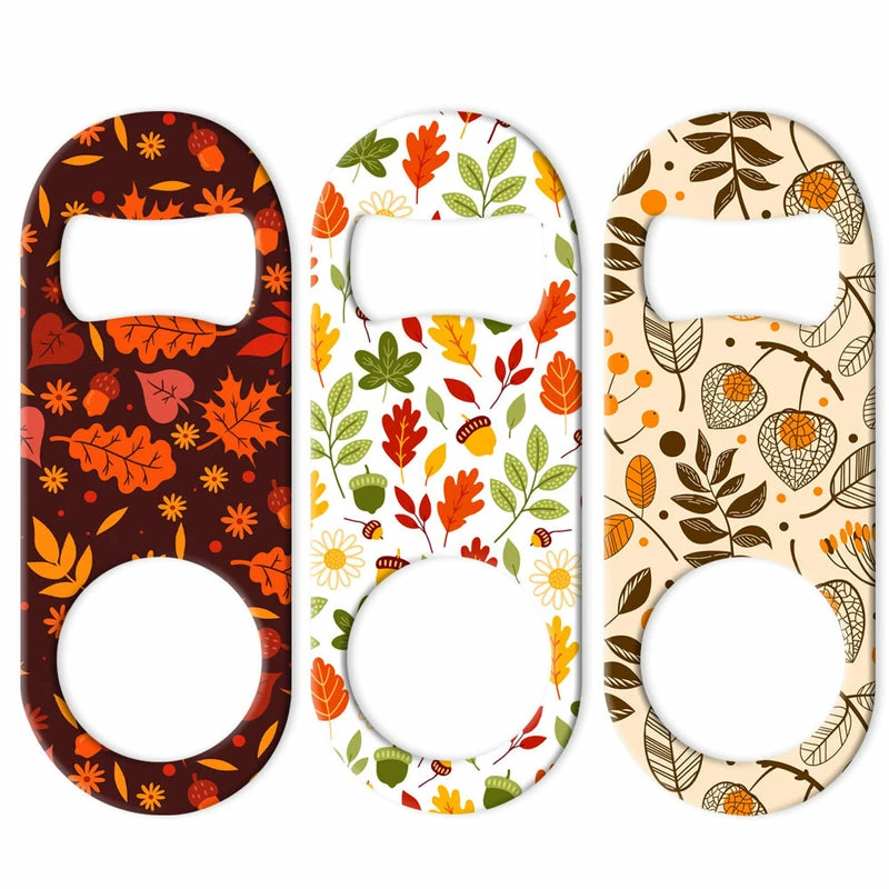 Best deal 🧨 Bars Autumn Pattern Mini Bottle Openers - Sold In Packs Of 3 Or Individually ❤️ 1 Best deal 🧨 Bars Autumn Pattern Mini Bottle Openers - Sold In Packs Of 3 Or Individually ❤️