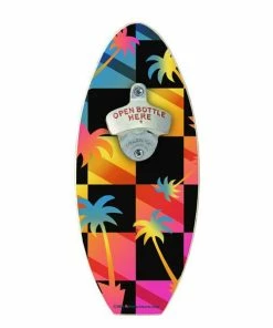 Top 10 🥰 Bars Awesome Palms Wooden Surfboard Wall Mounted Bottle Opener 👍