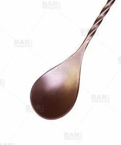 Best Pirce 👍 Bars BarConic® Copper Bar Spoon - 11" With Disk - Antique Finish 🌟 -Bars Sales Shop bar spoon antique finished 1 800x