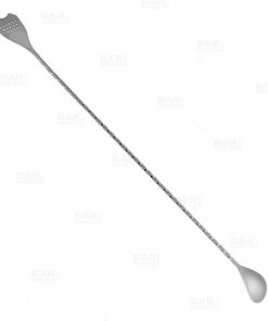 Wholesale 👍 Bars BarConic® Bar Spoon With Strainer Tip - Stainless Steel - 40cm ⭐ -Bars Sales Shop bar spoon strainer tip ss bpc 3 800x