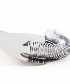 Flash Sale 🌟 Bars Short No Prong Strainer - BarConic® 💯 -Bars Sales Shop barconic short strainer clean3 800x