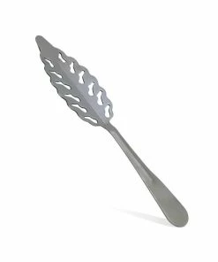 Outlet 😀 Bars BarConic® Stainless Steel Absinthe Spoon - Leaf Design 🎉
