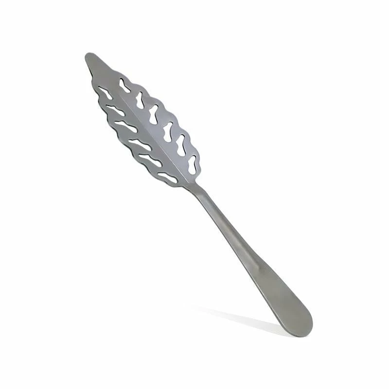 Outlet 😀 Bars BarConic® Stainless Steel Absinthe Spoon - Leaf Design 🎉 1 Outlet 😀 Bars BarConic® Stainless Steel Absinthe Spoon - Leaf Design 🎉