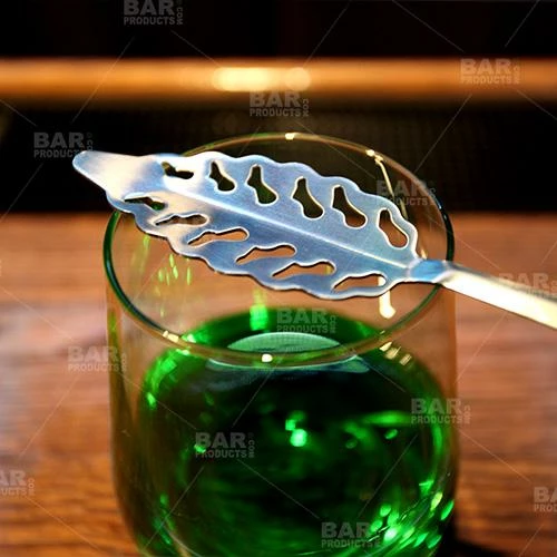 Outlet 😀 Bars BarConic® Stainless Steel Absinthe Spoon - Leaf Design 🎉 2 Outlet 😀 Bars BarConic® Stainless Steel Absinthe Spoon - Leaf Design 🎉 - Image 2