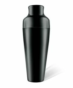 Outlet 😍 Bars Olea™ 2 Piece Cocktail Shaker - Gun Metal Plated Parisian Style - 20 Ounce 🎁