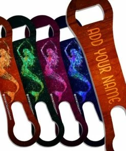 Hot Sale 🌟 Bars "ADD YOUR NAME" V-ROD® Bottle Opener – Grunge Mermaid – Several Color Options 😀