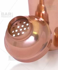 Best reviews of ⌛ Bars BarConic® 3 Piece Copper Plated Shaker Set - 24 Oz 🎁 -Bars Sales Shop build in cocktail stainer 800x