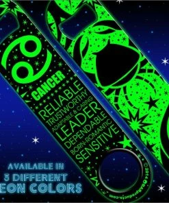 Deals ⌛ Bars Kolorcoat™ Zodiac Speed Bottle Opener - NEON - CANCER 😍