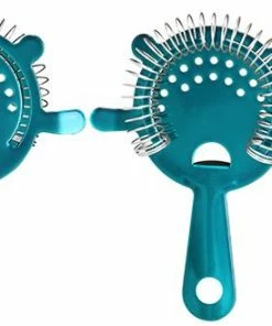 Cheapest 👏 Bars Powder 🧥 Coated 4 Prong Strainer 😀 -Bars Sales Shop candy coated 4 prong teal cocktail strainer 800x