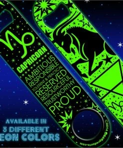Cheap ❤️ Bars Zodiac Speed Bottle Opener - NEON CAPRICORN ✔️