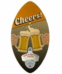 Promo 🎉 Bars Cheers Football Shaped Wall Bottle Opener 😉
