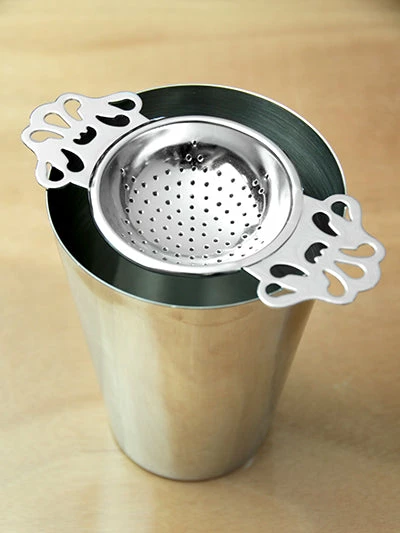 Best Sale ๐ Bars Chrome English Tea Strainer ๐ 4 Best Sale ๐ Bars Chrome English Tea Strainer ๐ - Image 4