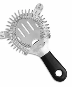 Best deal 👏 Bars Vinylworks 2 Prong Cocktail Strainer 🎁 -Bars Sales Shop cocktail strainer 2 prong vinylworks front 800x