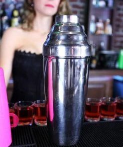 Buy ❤️ Bars Colossal 3-Piece Cocktail Shaker - 58oz 🌟 -Bars Sales Shop colossal 64oz cocktail shaker on bar 800x