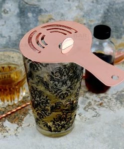 Promo 🎉 Bars Olea™ Copper Plated Hawthorne Cocktail Strainer 🧨 -Bars Sales Shop copper hawthorn strainer bpc 6 800x