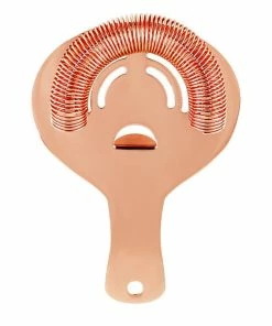Promo 🎉 Bars Olea™ Copper Plated Hawthorne Cocktail Strainer 🧨