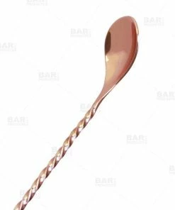 Cheap 👍 Bars BarConic® Copper Plated Bar Spoon - 11" With Disk 😉 -Bars Sales Shop copper plated bar spoon 800x