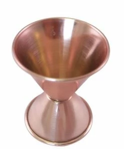Best deal ⭐ Bars BarConic® Jigger Copper Plated -.75oz. X 1.25oz. ❤️ -Bars Sales Shop copper plated jigger 1 2 800x