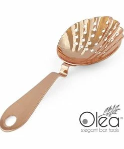 Promo 🛒 Bars Olea™ Shell Julep Cocktail Strainer (Copper Plated) 🧨