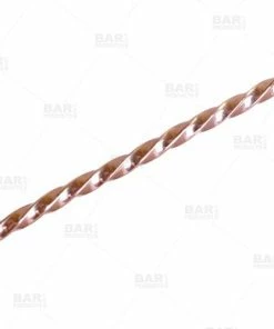 Buy 🥰 Bars BarConic® Copper Bar Spoons - Trident /Fork Tip - Three Lengths Available ❤️ -Bars Sales Shop copper plated twisted handle 1 800x