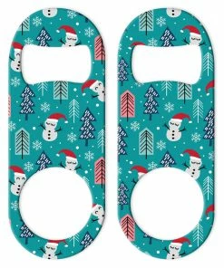 Outlet 🤩 Bars 🎄 Christmas Pattern Mini Bottle Openers - Sold In Packs Of 3 Or Individually 👏 -Bars Sales Shop cute christmas mini bottle opener D3 800x