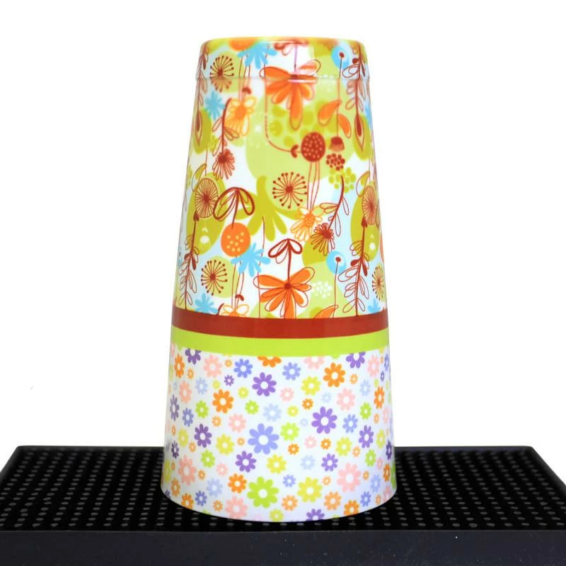 Discount ๐ Bars Printed Cocktail Shaker Tin - Cute Floral - 28 Ounce Weighted ๐ 3 Discount ๐ Bars Printed Cocktail Shaker Tin - Cute Floral - 28 Ounce Weighted ๐ - Image 3