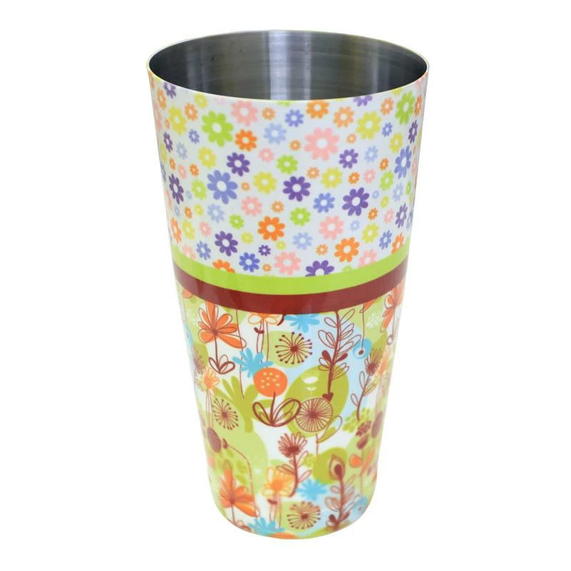 Discount ๐ Bars Printed Cocktail Shaker Tin - Cute Floral - 28 Ounce Weighted ๐ 2 Discount ๐ Bars Printed Cocktail Shaker Tin - Cute Floral - 28 Ounce Weighted ๐ - Image 2