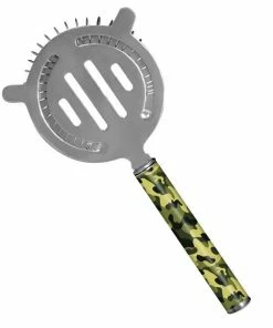 Deals 😉 Bars Cocktail Strainer - Pipe Handle - Camouflage ✨