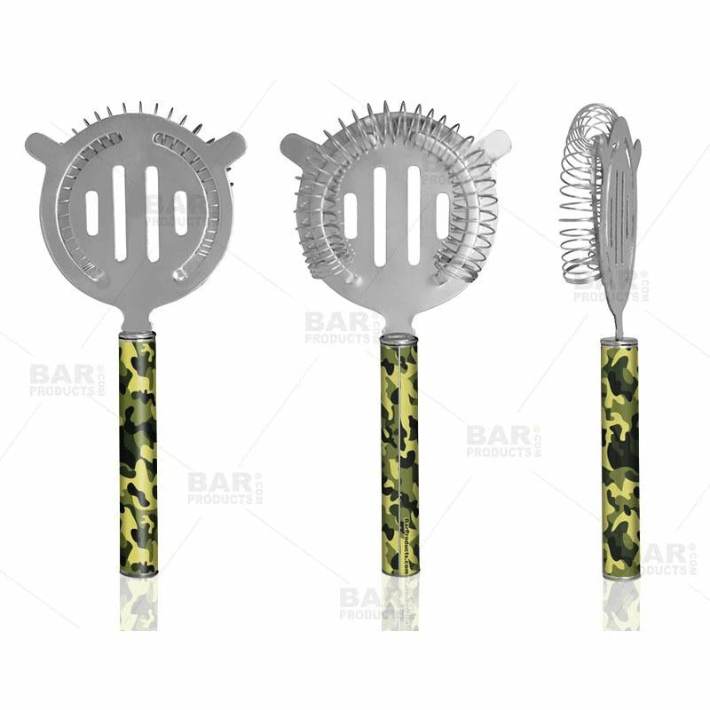 Deals ๐ Bars Cocktail Strainer - Pipe Handle - Camouflage โจ 2 Deals ๐ Bars Cocktail Strainer - Pipe Handle - Camouflage โจ - Image 2