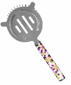 Buy ⌛ Bars Cocktail Strainer - Pipe Handle - Floral 🧨