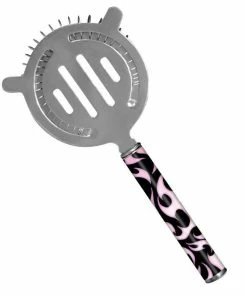Brand new 🤩 Bars Cocktail Strainer - Pipe Handle - Pink Flames 🎁