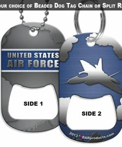Best reviews of ⭐ Bars 🦮 Dog Tag Bottle Opener - Military Line - Air Force ❤️